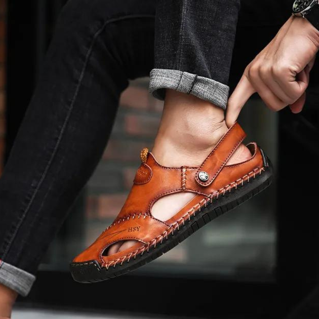 FALK | Sandales en cuir confortables pour un soutien optimal