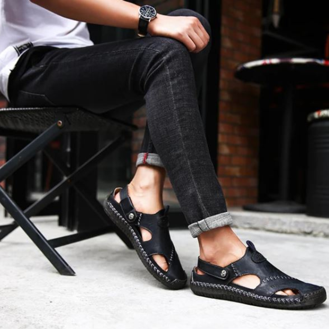 FALK | Sandales en cuir confortables pour un soutien optimal
