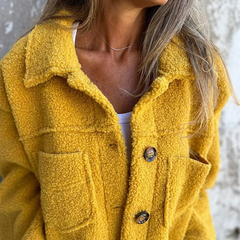Aurore™ - Veste en sherpa à boutons
