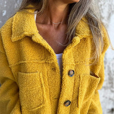 Aurore™ - Veste en sherpa à boutons