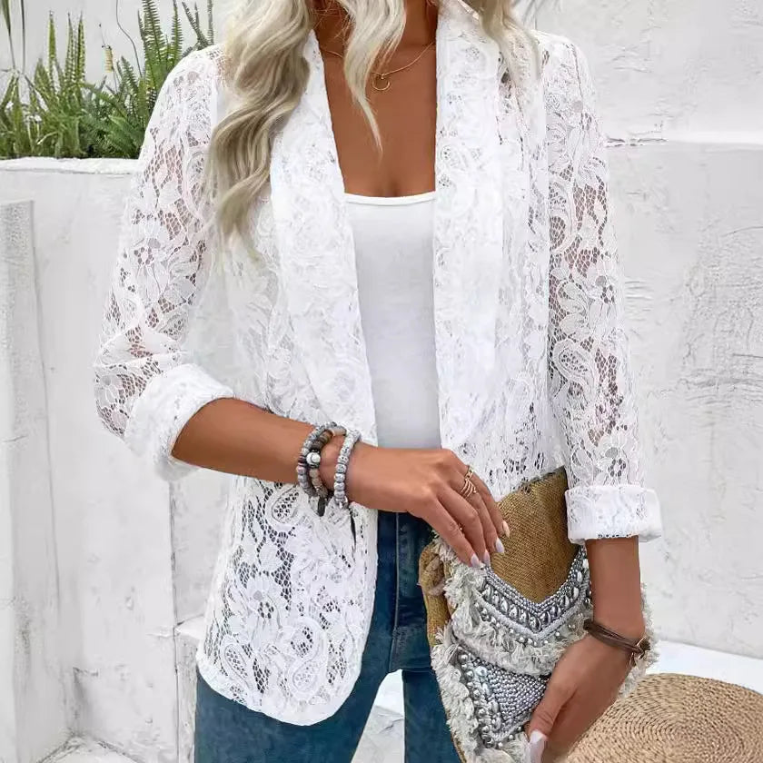 MILOU™ | Blazer en Dentelle