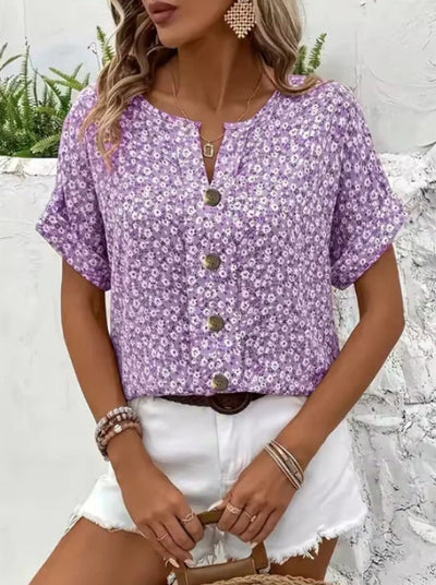 Anori – Blouse Florale Élégante