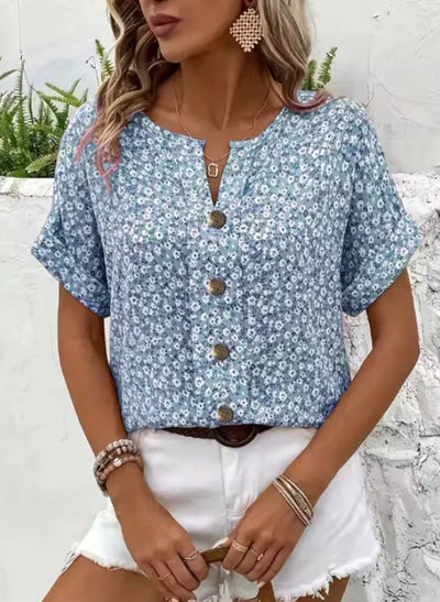 Anori – Blouse Florale Élégante