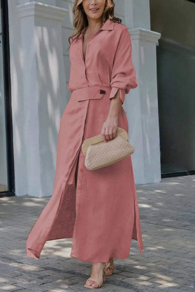MIRAVO | Robe longue en lin