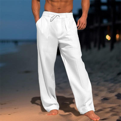 Andrei – Pantalon en lin uni