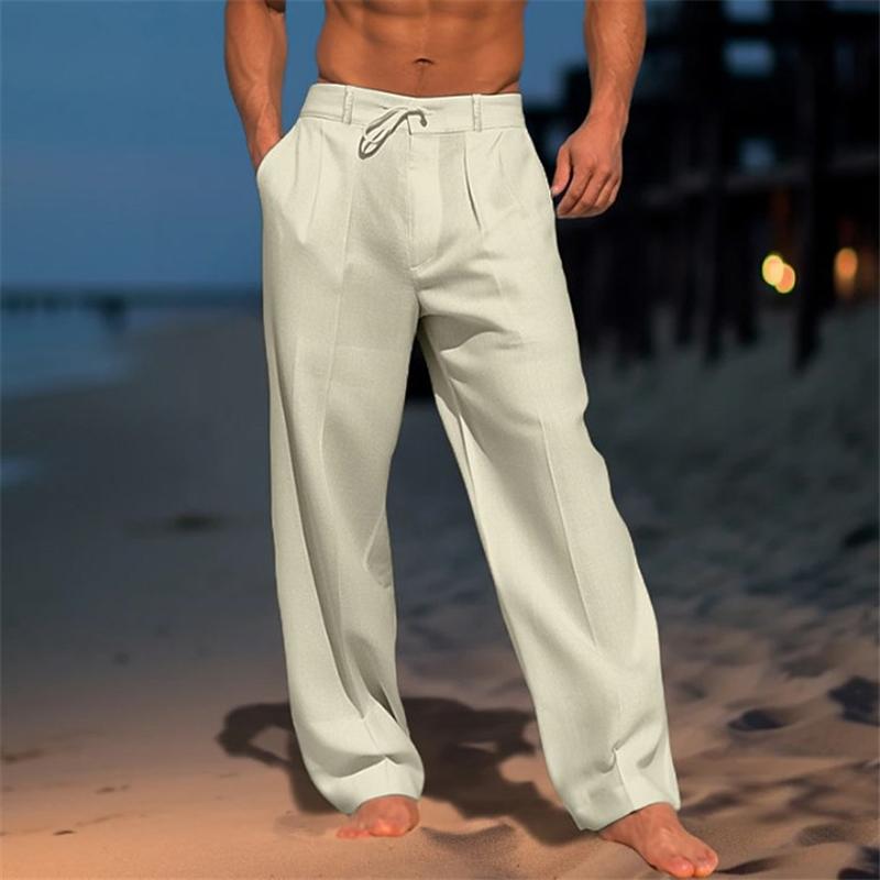 Andrei – Pantalon en lin uni