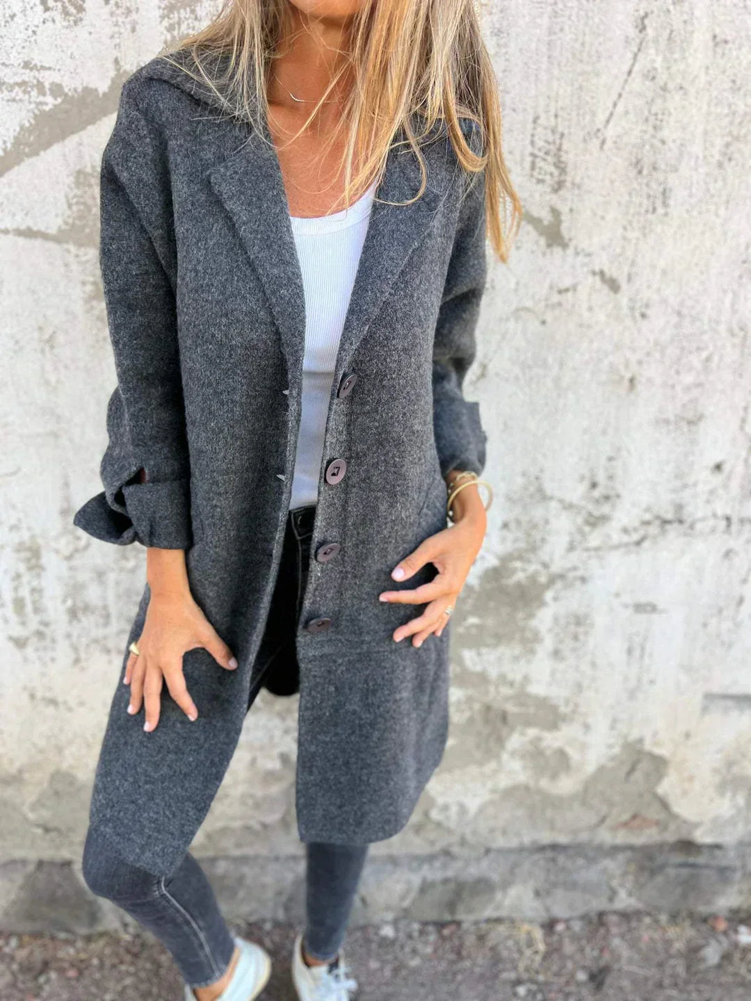 Stella – Veste blazer à boutons