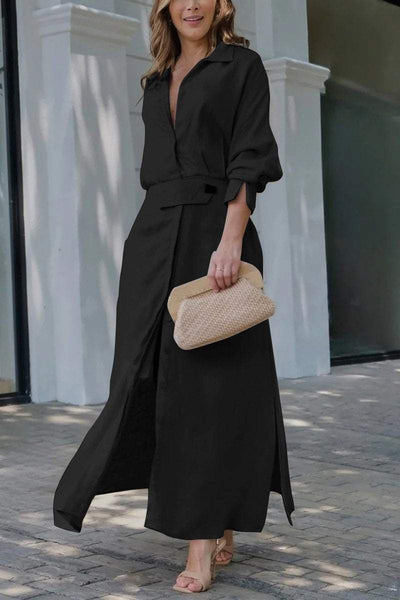 MIRAVO | Robe longue en lin