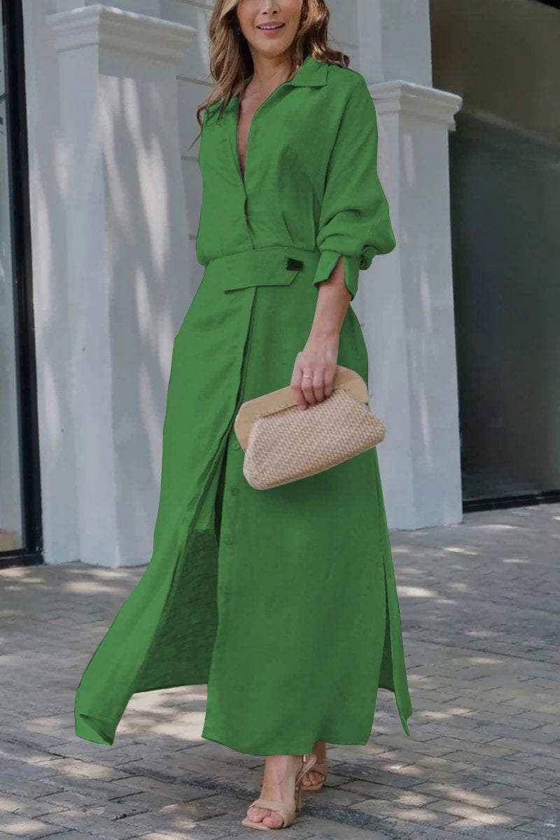MIRAVO | Robe longue en lin