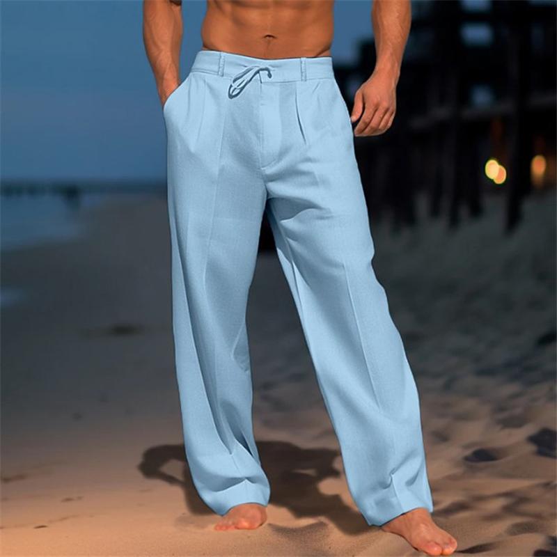 Andrei – Pantalon en lin uni