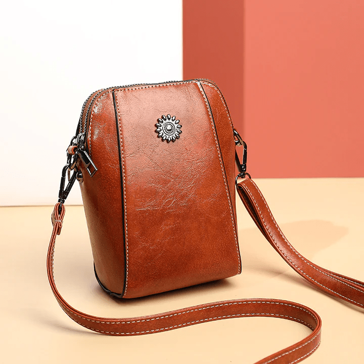 Valeria Sac Bandoulière™ – Élégance rétro en cuir véritable
