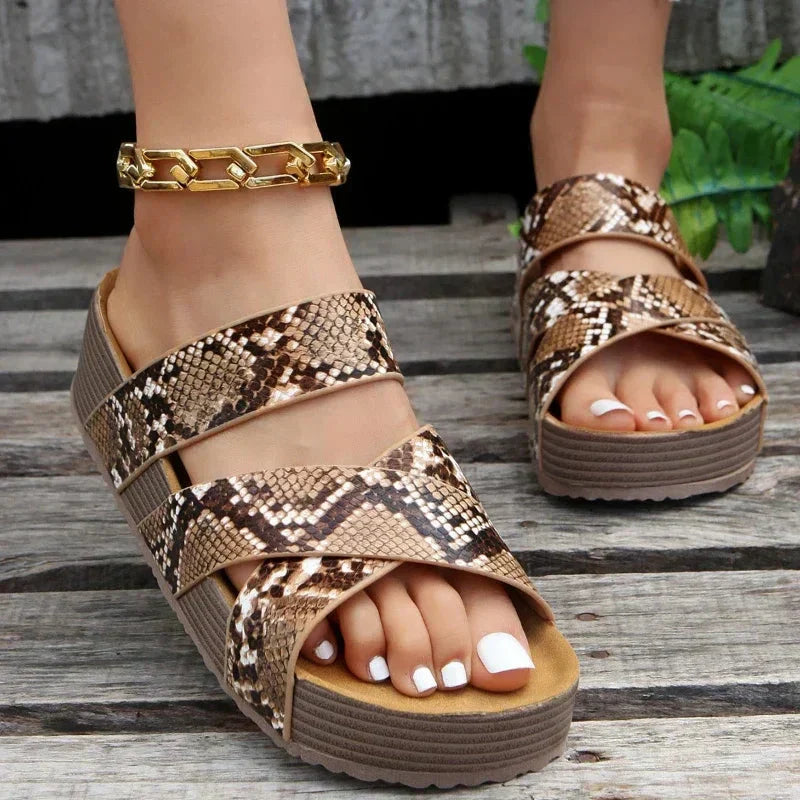 Martine™ | Sandales Confortables en Cuir de Qualité Supérieure