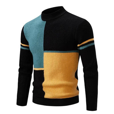 Ignace – Pull tricoté color block