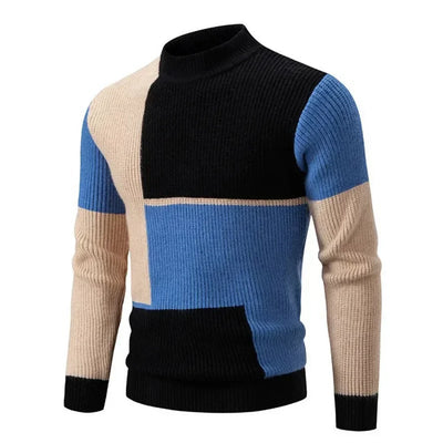 Ignace – Pull tricoté color block