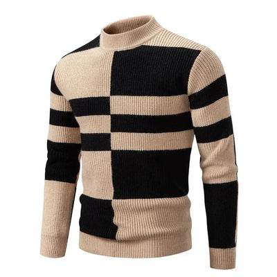 Ignace – Pull tricoté color block