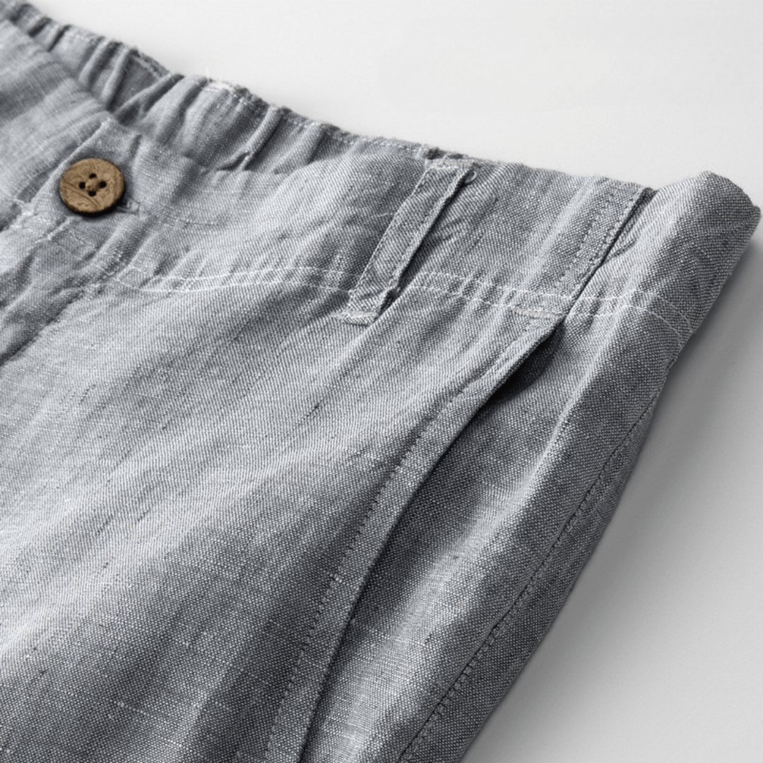 Riviera – Chino en lin coupe ajustée