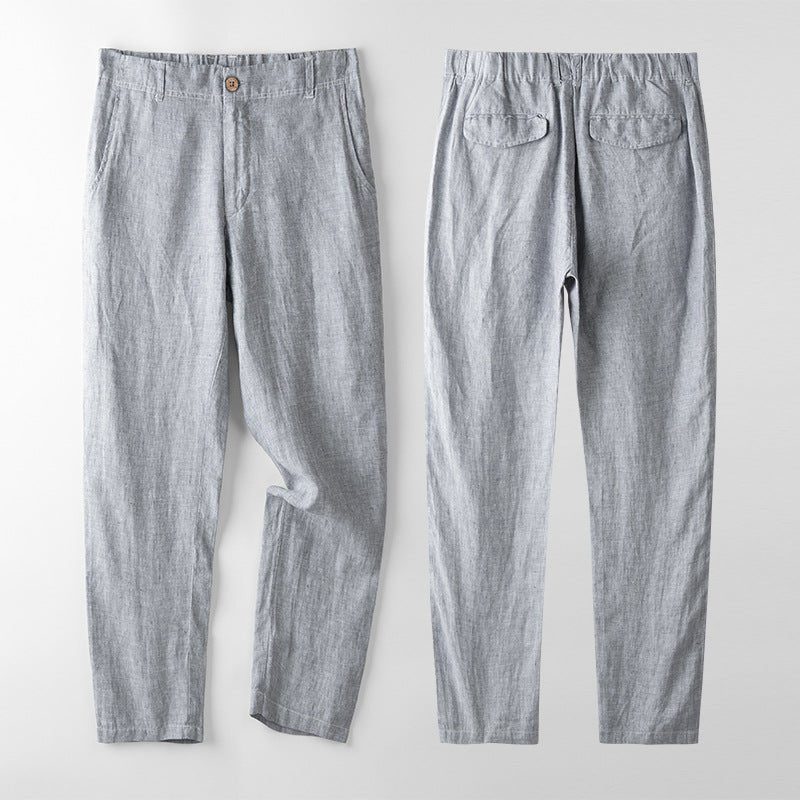 Riviera – Chino en lin coupe ajustée