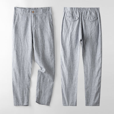 Riviera – Chino en lin coupe ajustée