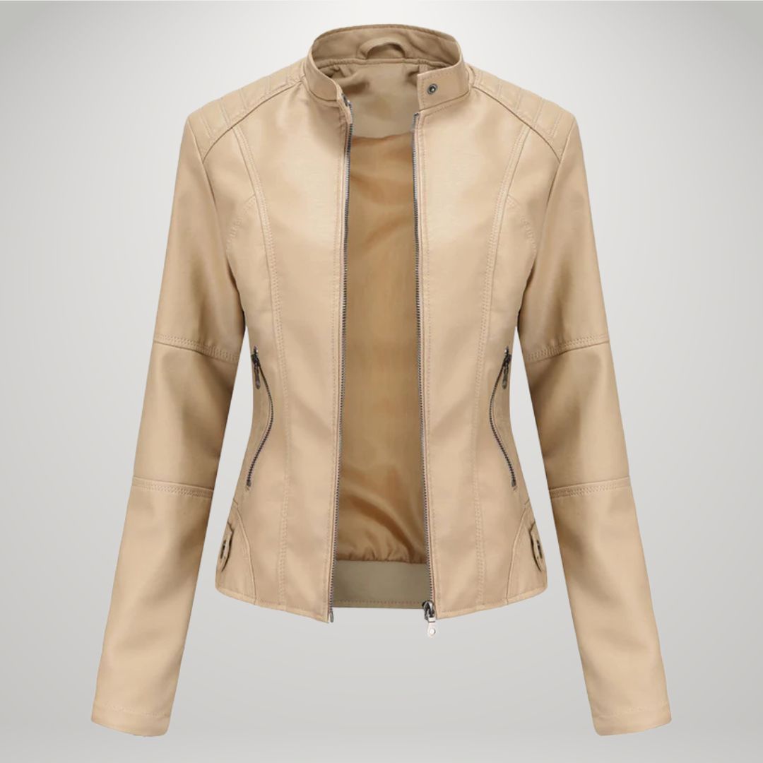 MIRAVO | Veste en cuir décontractée