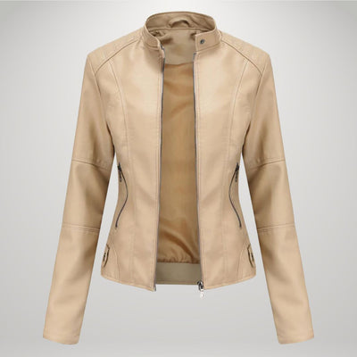 MIRAVO | Veste en cuir décontractée