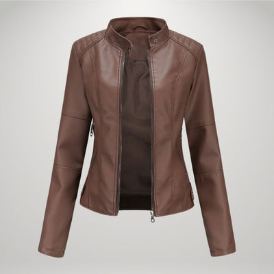 MIRAVO | Veste en cuir décontractée