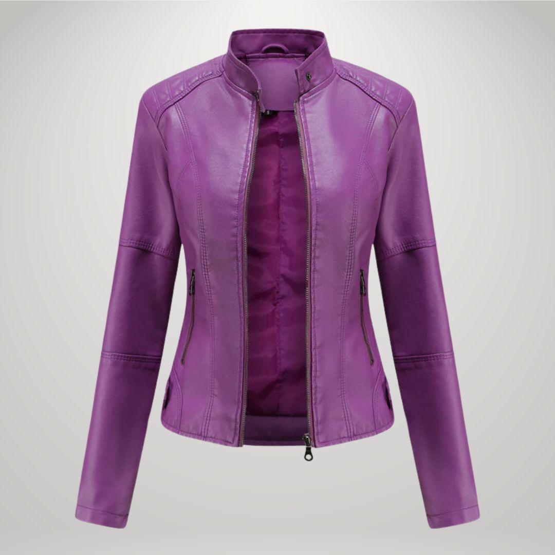 MIRAVO | Veste en cuir décontractée