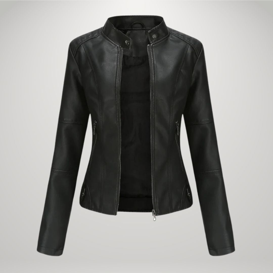 MIRAVO | Veste en cuir décontractée