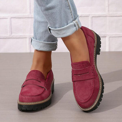 Noëlle™ Mocassins en suède orthopédiques