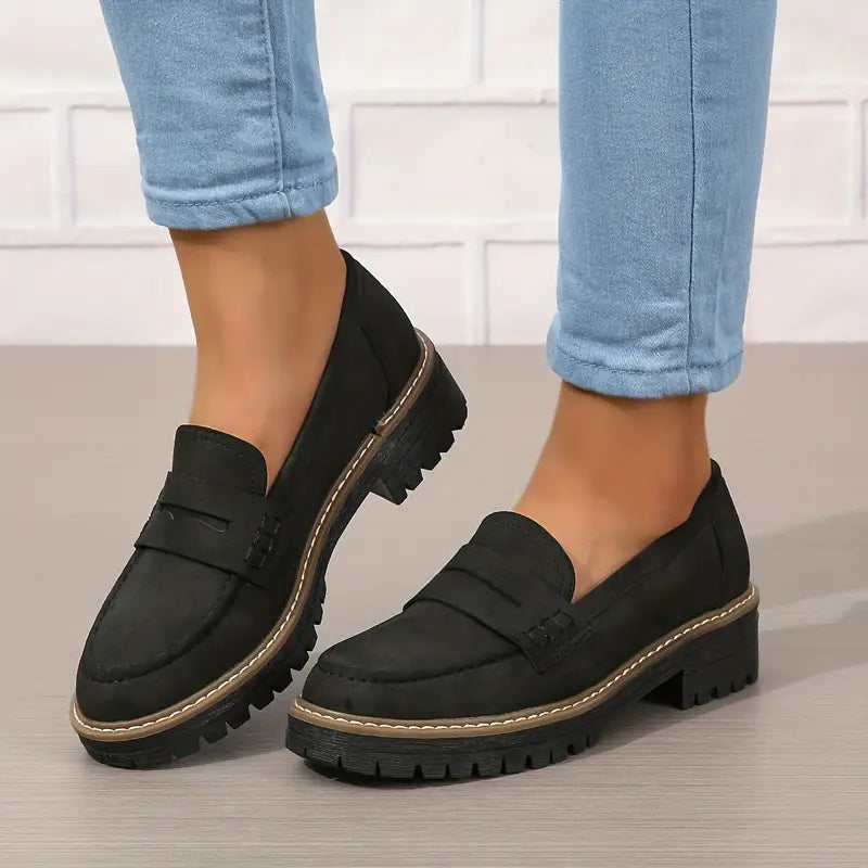 Noëlle™ Mocassins en suède orthopédiques