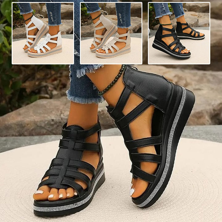 Olivia – Sandales compensées élégantes