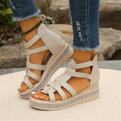 Olivia – Sandales compensées élégantes