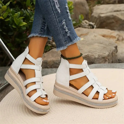 Olivia – Sandales compensées élégantes