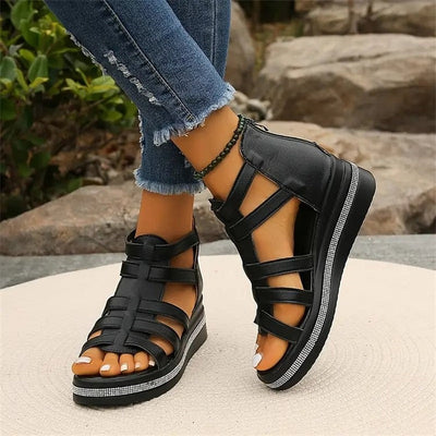 Olivia – Sandales compensées élégantes