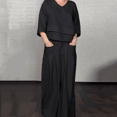 ISADORA | Ensemble 2 pièces à coupe décontractée et style minimaliste pour tous les jours