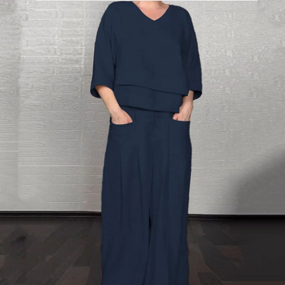 ISADORA | Ensemble 2 pièces à coupe décontractée et style minimaliste pour tous les jours