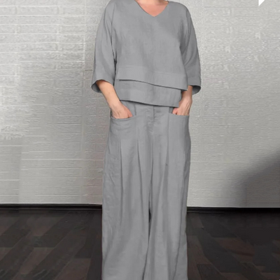 ISADORA | Ensemble 2 pièces à coupe décontractée et style minimaliste pour tous les jours