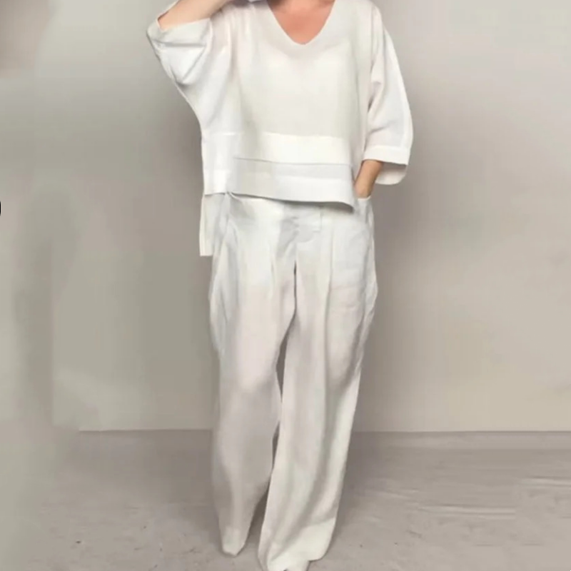 ISADORA | Ensemble 2 pièces à coupe décontractée et style minimaliste pour tous les jours