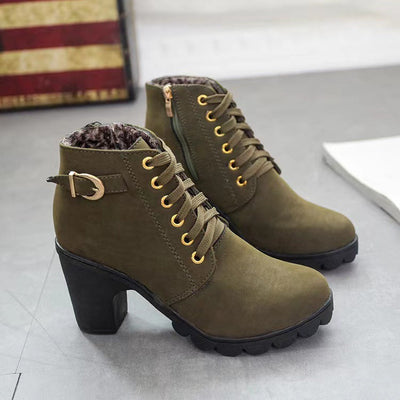 ⏳-50% pour temps limité⏰Bottes Femme à Talon Block Semelle Épaisse💥