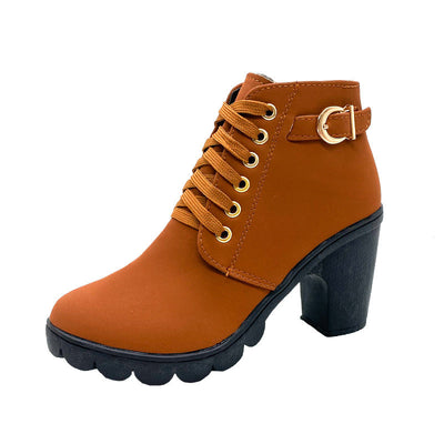 ⏳-50% pour temps limité⏰Bottes Femme à Talon Block Semelle Épaisse💥