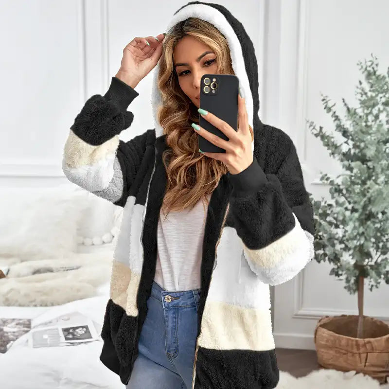 Veste Erika – Douceur polaire et chaleur élégante pour l’hiver
