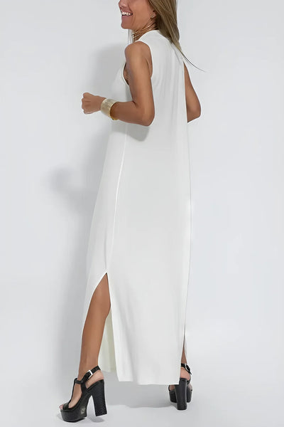 ELISE | Robe Longue Élégante avec Gilet Assorti Offert